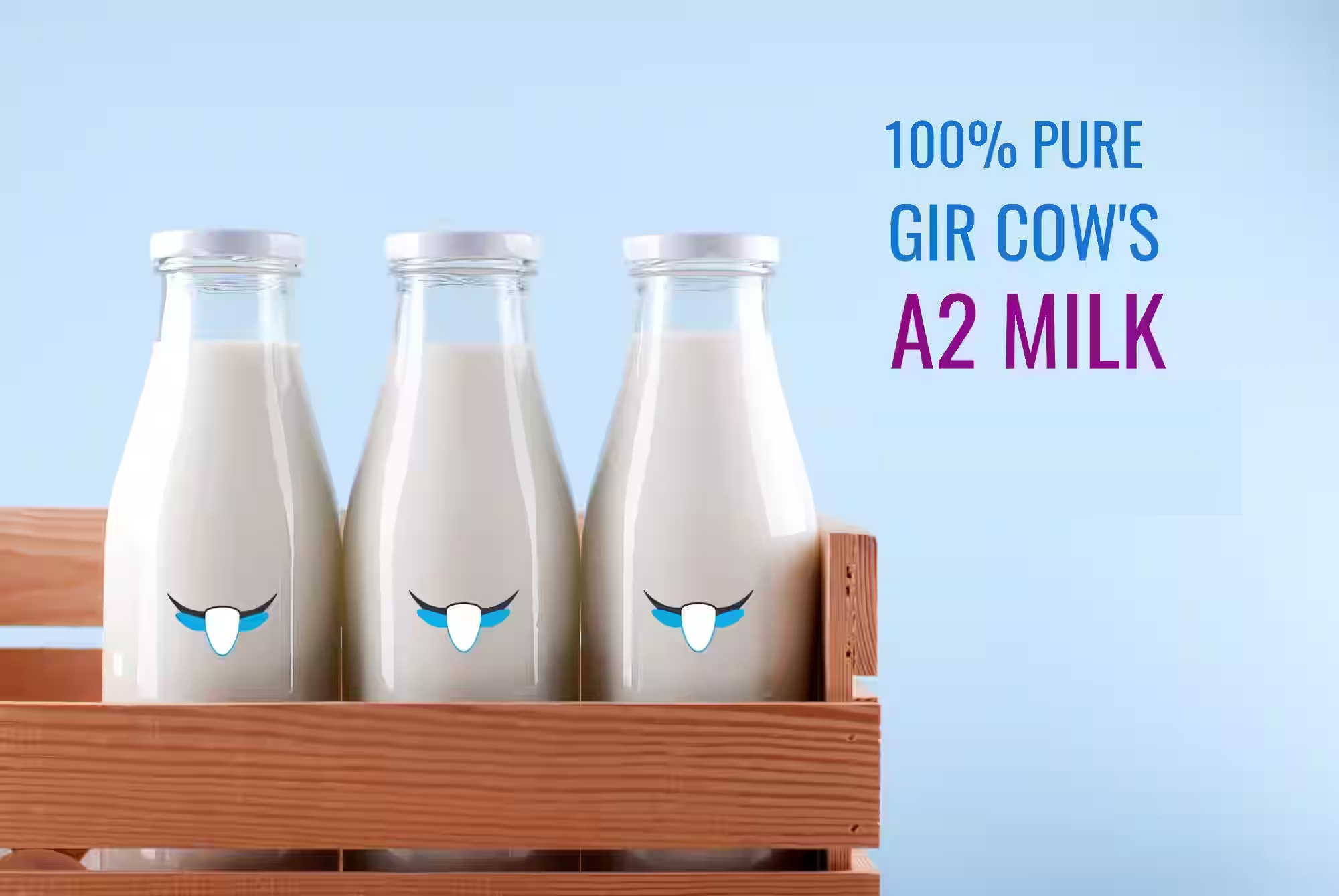 ताजा A2 दूध आगरा